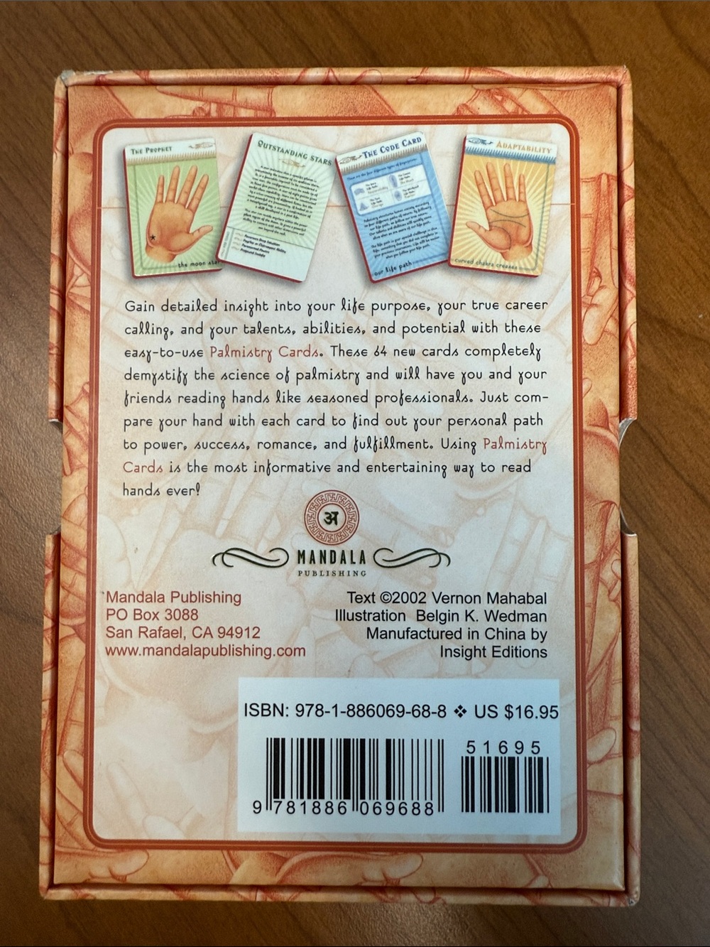 Palmistry Cards Deck by Vernon Mahabal - Picture 2 of 7